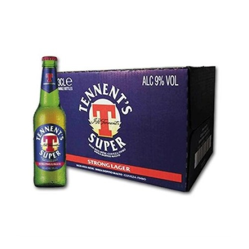 Cassa Birra Tennent's Super 33 cl - Confezione da 24 pz Cassa Birra Tennent's Super 33 cl - Confezione da 24 pz