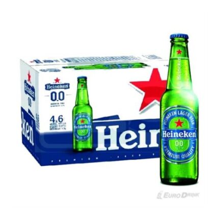 Cassa Birra Analcolica Heineken Zero 33 cl - Confezione da 24 pz