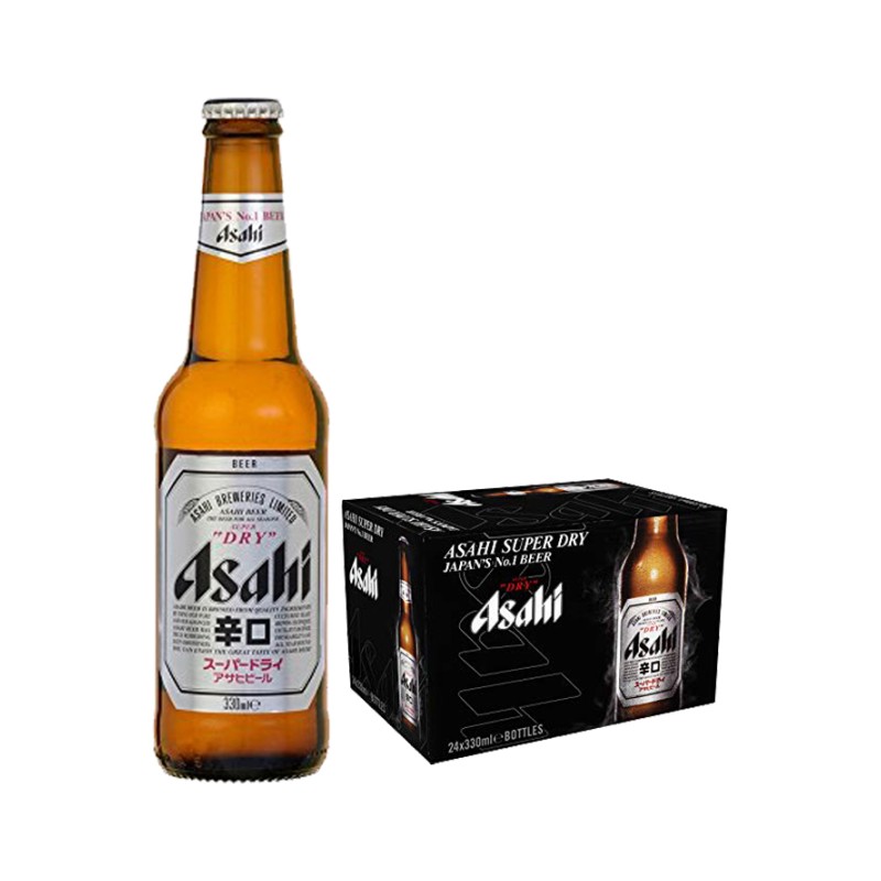 Cassa Birra Asahi Superior 33 cl - Confezione da 24 pz Cassa Birra Asahi Superior 33 cl - Confezione da 24 pz