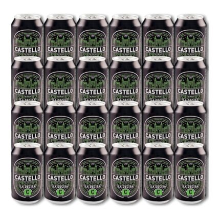Cassa Birra Castello La Decisa 33 cl in lattina - Confezione da 24 pz
