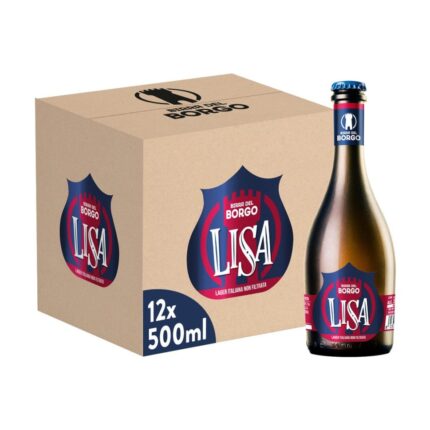 Cassa Birra del Borgo Lisa 50 cl - Confezione da 12 pz