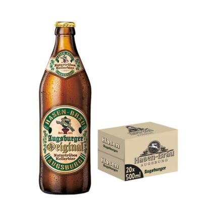 Cassa Birra Hasen Augsburg Radeberger 50 cl - Confezione da 20 pz