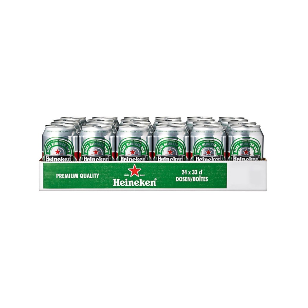 Cassa Birra Heineken 33 cl lattina - Confezione da 24 pz Cassa Birra Heineken 33 cl lattina - Confezione da 24 pz