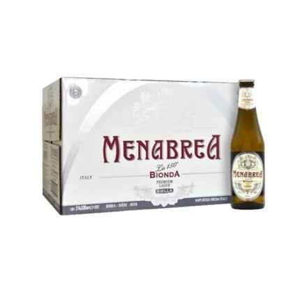 Cassa Birra Menabrea Anniversario Bionda 33 cl - Confezione da 24 pz