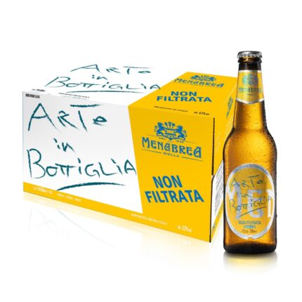 Cassa Birra Menabrea Non Filtrata 33 cl - Confezione da 24 pz