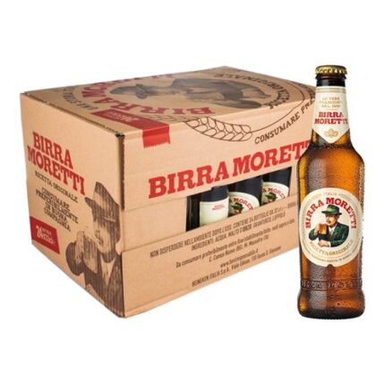 Cassa Birra Moretti 33 cl - Confezione da 24 pz