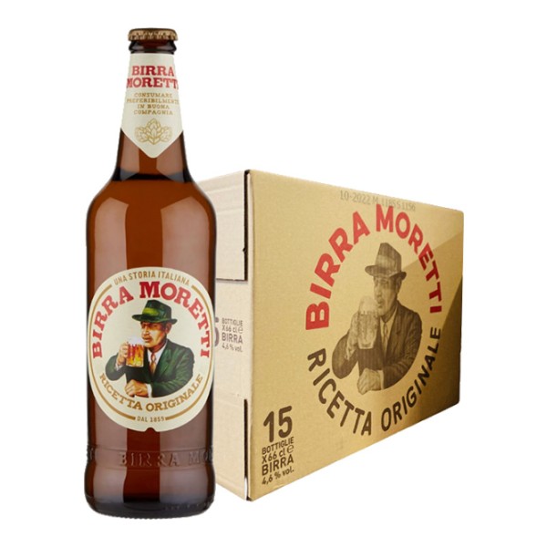 Cassa Birra Moretti 66 cl - Confezione da 15 pz Cassa Birra Moretti 66 cl - Confezione da 15 pz