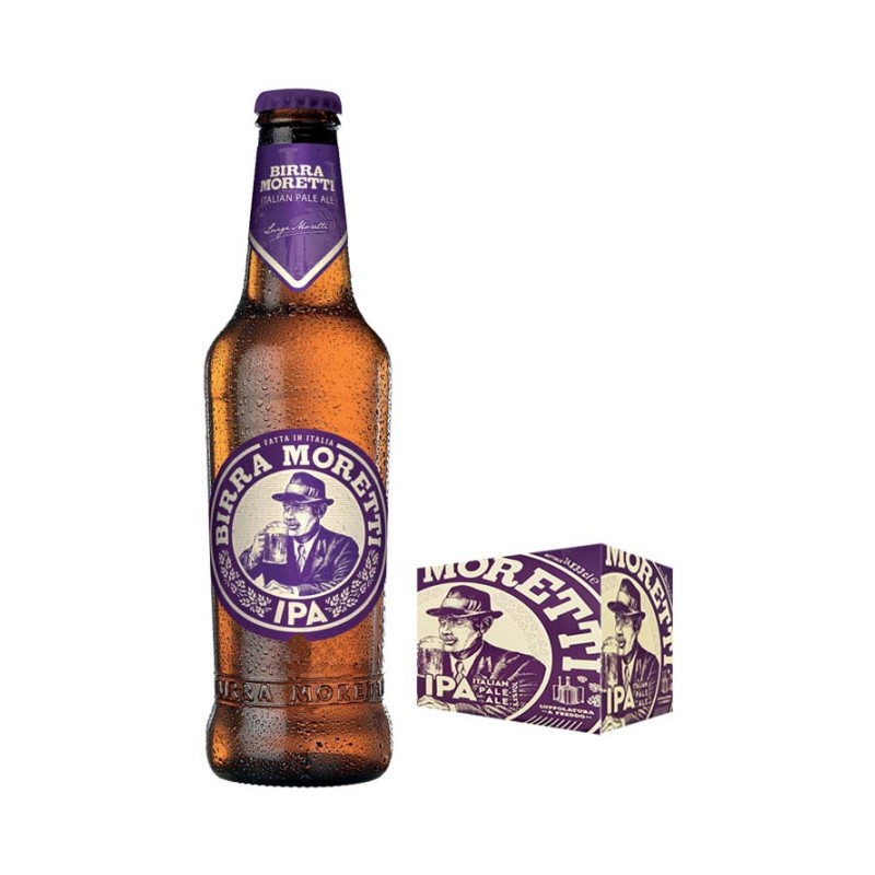Cassa Birra Moretti IPA 33 cl - Confezione da 24 pz Cassa Birra Moretti IPA 33 cl - Confezione da 24 pz