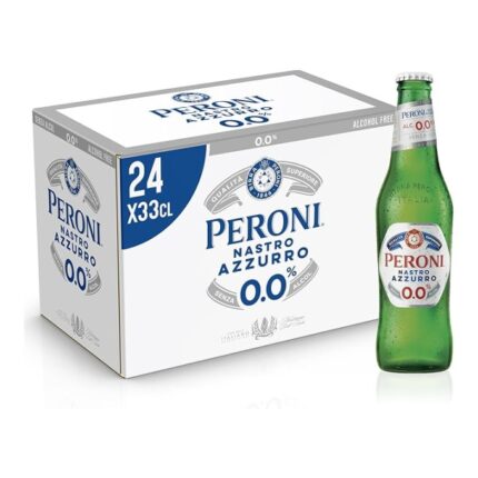 Cassa Birra Nastro Azzurro Zero 33 cl - Confezione da 24 pz