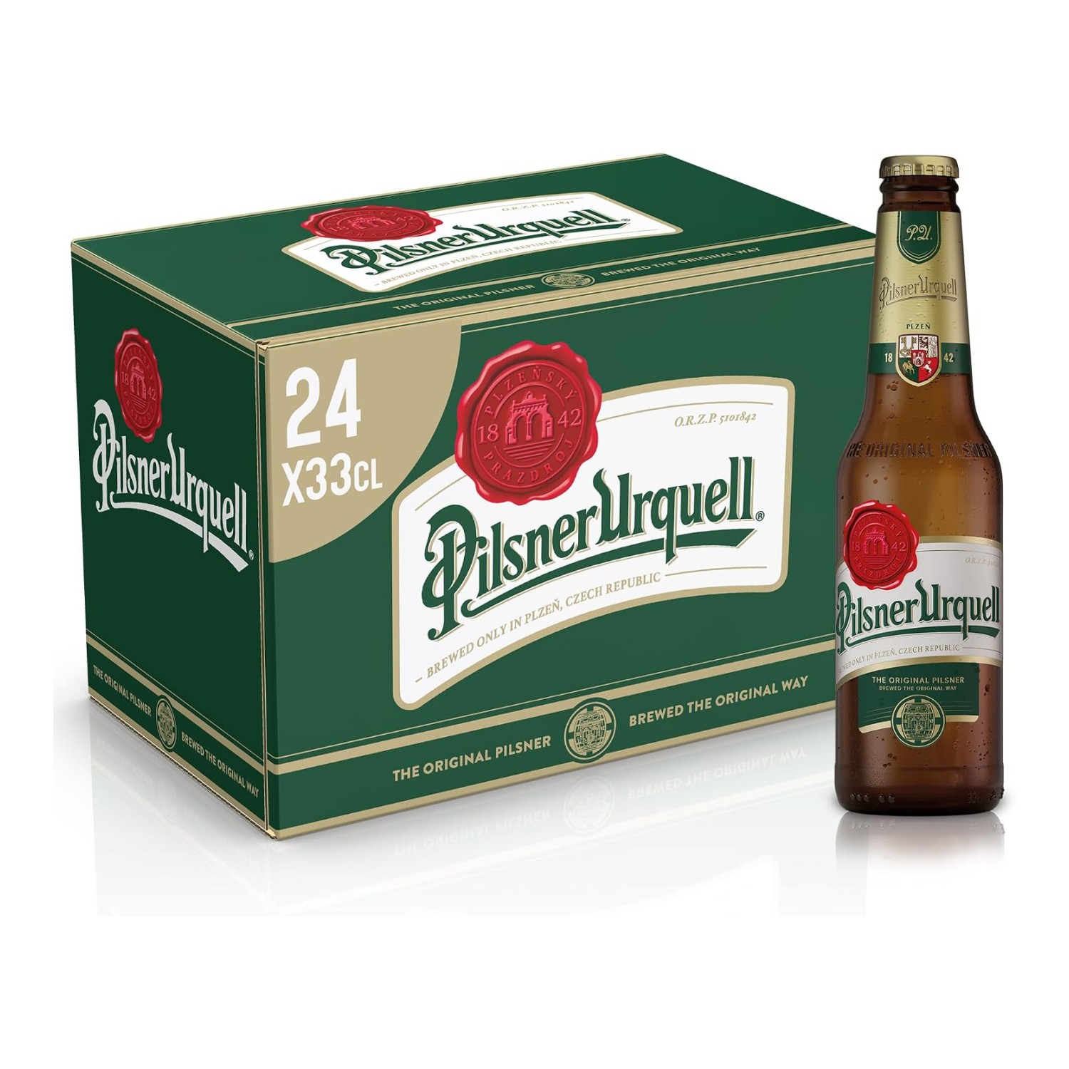 Cassa Birra Pilsner Urquell 33 cl - Confezione da 24 pz Cassa Birra Pilsner Urquell 33 cl - Confezione da 24 pz