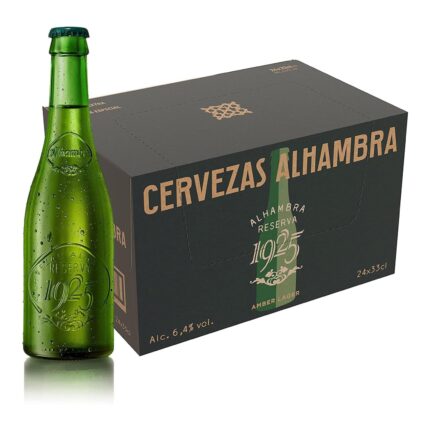 Cassa Birra San Miguel Alhambra 1925 Reserva 33 cl - Confezione da 24 pz