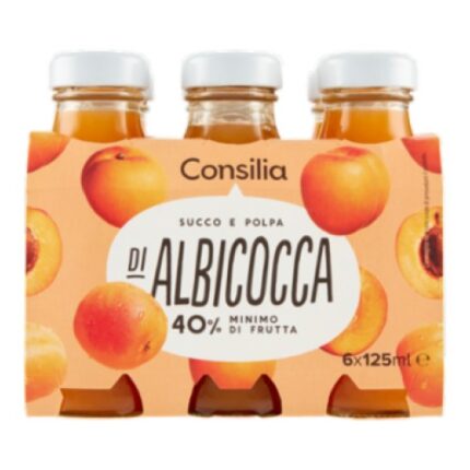 Consilia Albicocca Bottiglia 6 x 125 ml